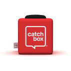 Catchbox Funda para micrófono de tirada - Control Profesional, rojo