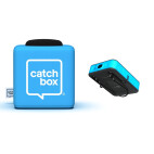 Catchbox Plus Wurfmikrofon mit 2 Presenter Mikrofonen, blau