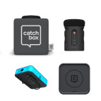 Catchbox Plus microfoon met 1 Audience microfoon, 1 Presenter Microfoon en Wireless Charger, grijs
