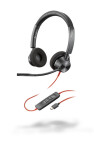 Poly Blackwire 3320, BW3320-M - Auriculares estéreo MS con cable y con certificación USB-C para Microsoft Teams, auriculares