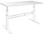 Tabla de mesa celexon 125 x 75 cm para escritorio eAdjust, color blanco