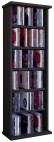 VCM CD / DVD Möbel "Vostan" - Schrank / Regal ohne Glastür in 7 Farben Farbe: schwarz
