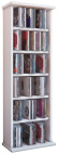 VCM CD / DVD Möbel "Vostan" - Schrank / Regal ohne Glastür in 7 Farben Farbe: weiß