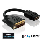PureLink Portsaver - DVI-D male naar HDMI female- v1.3 - 0,10m