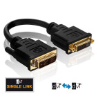 PureLink Port Saver - connettore DVI-D maschio - connettore DVI Basic + Series - v1.3 - 10cm