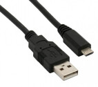InLine® Micro-USB 2.0 Kabel, USB-A stekker naar Micro-B stekker, 5m
