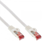Câble Ethernet InLine RJ45, S/FTP (PiMf), Cat.6, blanc, 30m