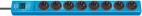 Brennenstuhl hugo! 19.500 A Überspannungsschutz-Steckdosenleiste 8-fach blau