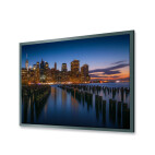 DELUXX Profesional pantalla de marco Pro - Blanco mate Vision 270 x 169 cm; 16:9