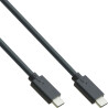 InLine USB 3.2 Gen.2 Kabel - USB Typ-C Stecker/Stecker, schwarz, 0,5m