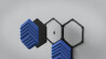 Elgato Wave Panels - Starter Kit, blau - Akustikschaumplatten