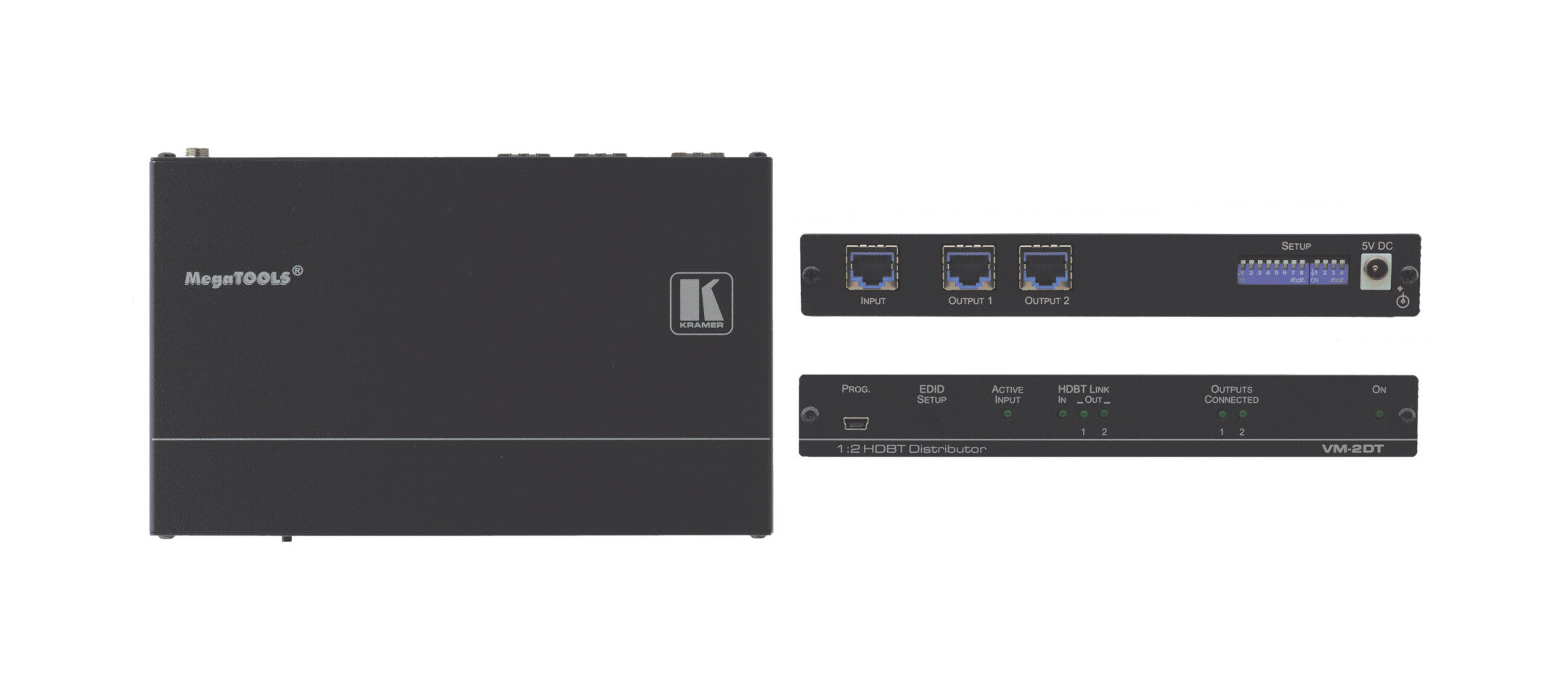 Kramer-VM-2DT-1-2-4K60-4-2-0-Long-Reach-HDBaseT-DA