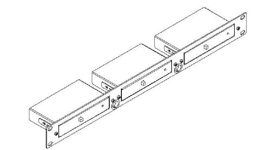 Kramer RK-3T 19-Zoll-Rackadapter für Kramer TOOLS