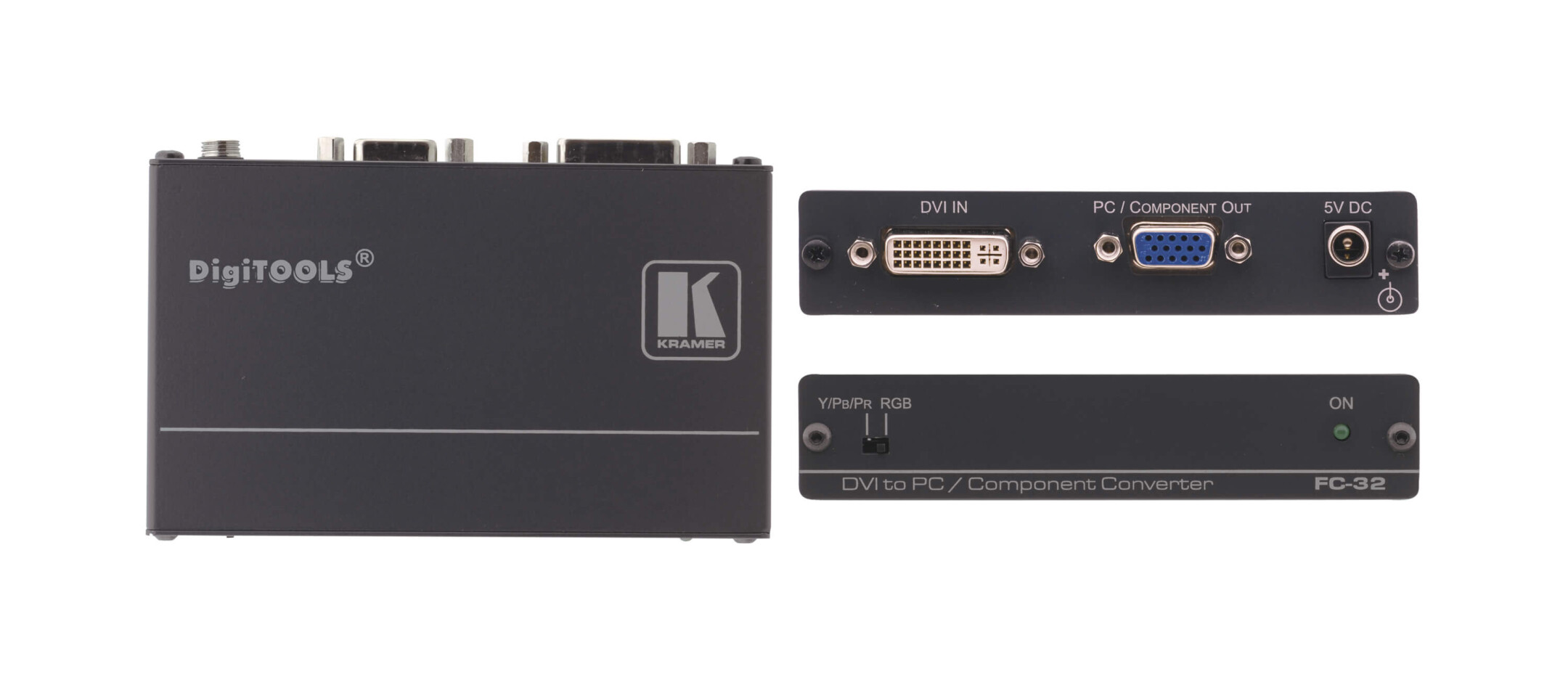 Kramer-FC-32-Formaatomvormer-van-DVI-naar-computergrafische-video-componenten-HDTV