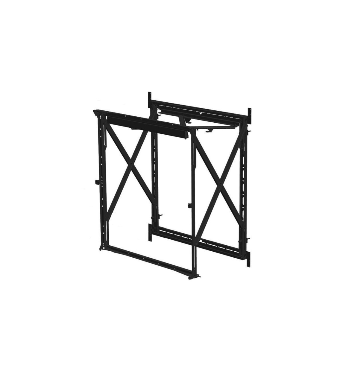 Vogels PLW1001/00 Soporte extensible para pantalla de vídeo 1x2 Vogels-PLW1001-00-1x2-uitschuifbare-videowandbeugel