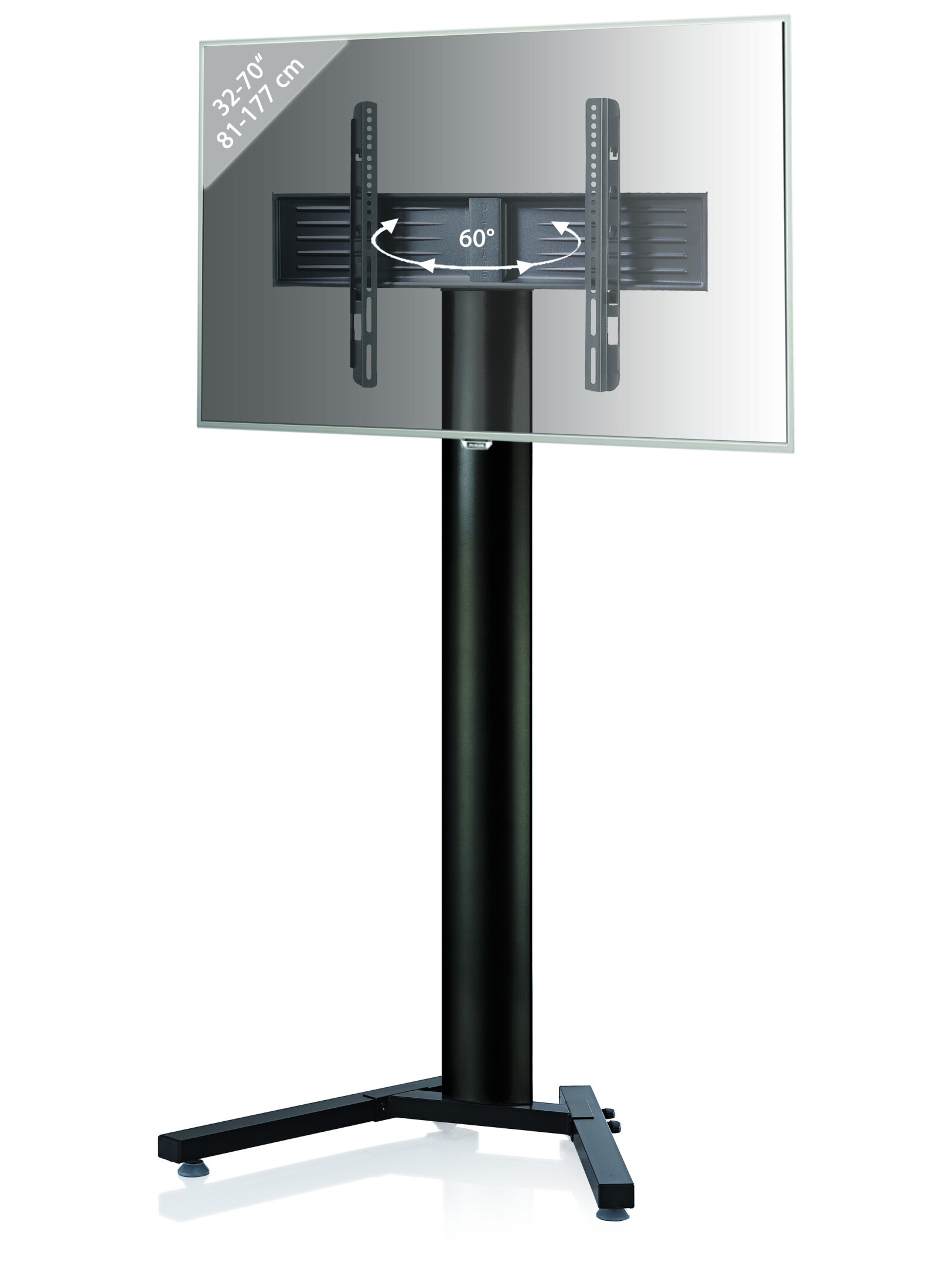 VCM TV-Standfuß "Stadino Maxi" Schwarz