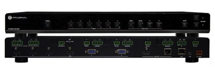 Atlona-AT-UHD-CLSO-601-PoE-Multiformat-Switcher-Scaler