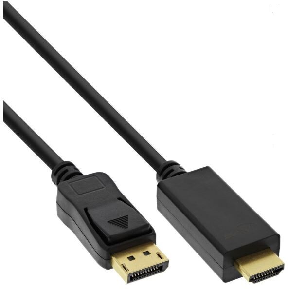 InLine-DisplayPort-zu-HDMI-Konverter-Kabel-4K-60Hz-schwarz-5m