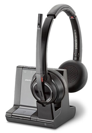Plantronics W8220-A SAVI Schnurloses DECT-Headset-System