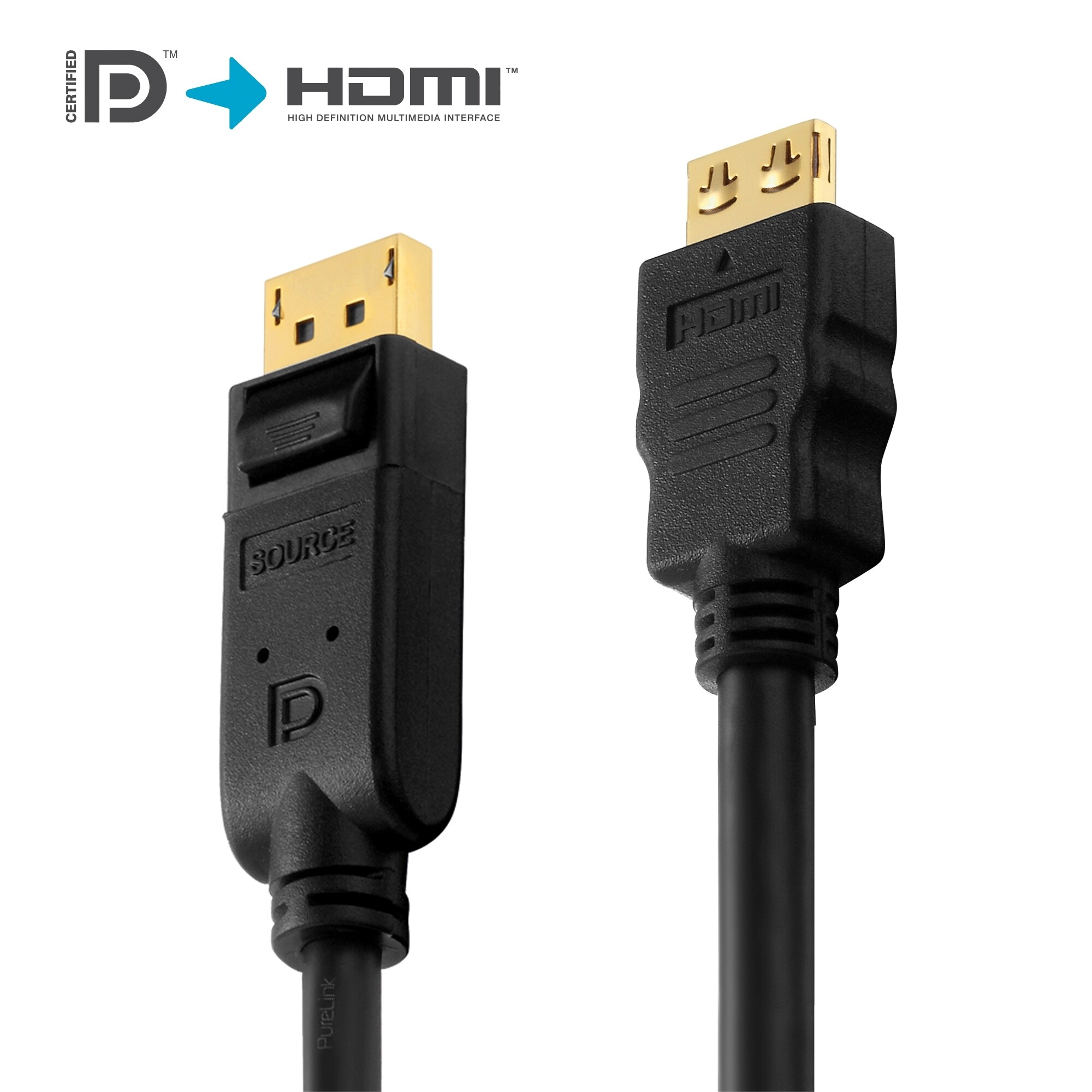 Purelink-DisplayPort-zu-HDMI-Kabel-PureInstall-15-00m