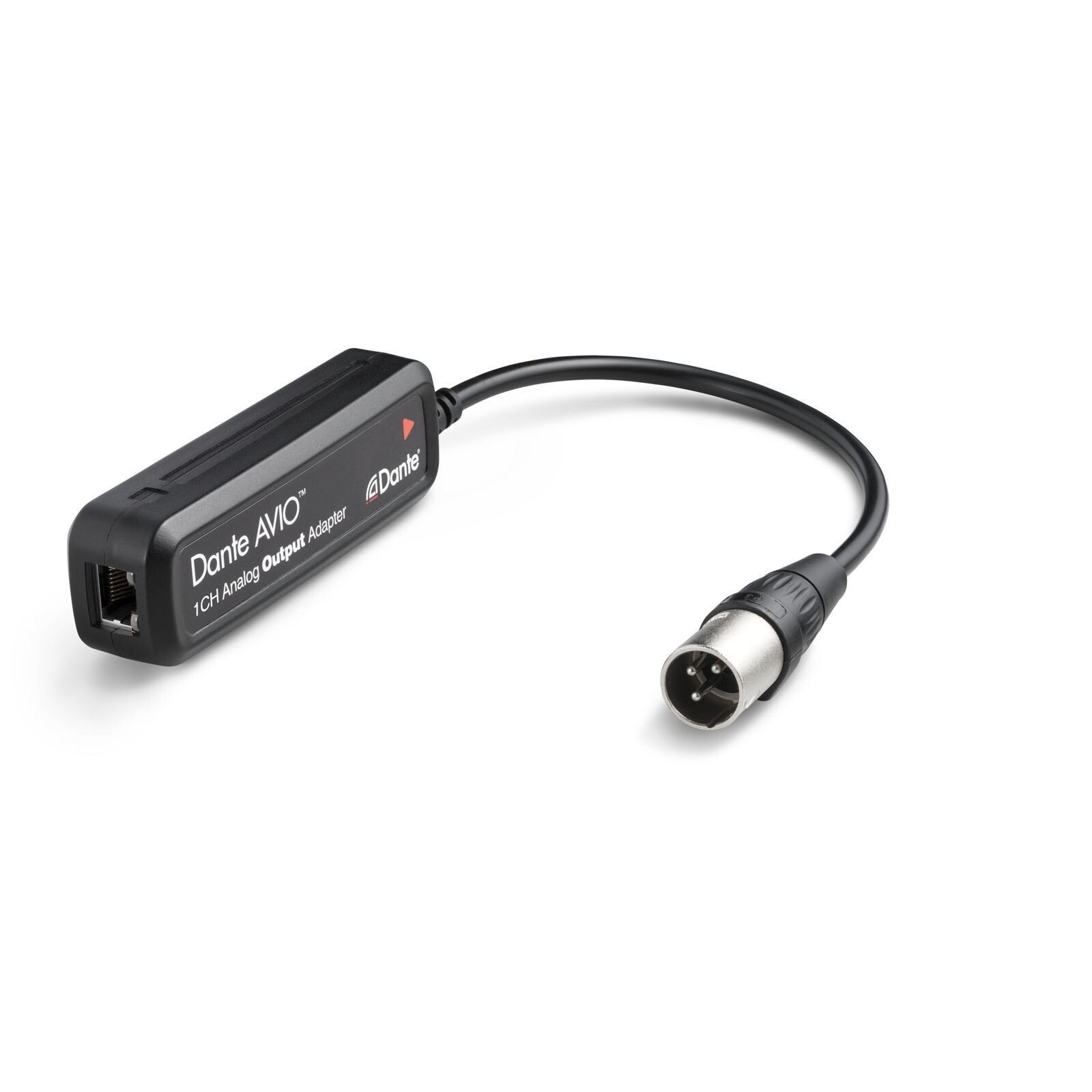 Audinate-Dante-AVIO-XLR-analoge-uitgangsadapter-I-O-module-1-kanaal-analoge-uitgang-plug-and-play