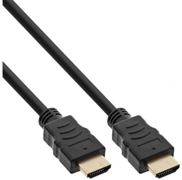 InLine-HDMI-Kabel-HDMI-High-Speed-mit-Ethernet-Premium-Stecker-Stecker-schwarz-gold-2m