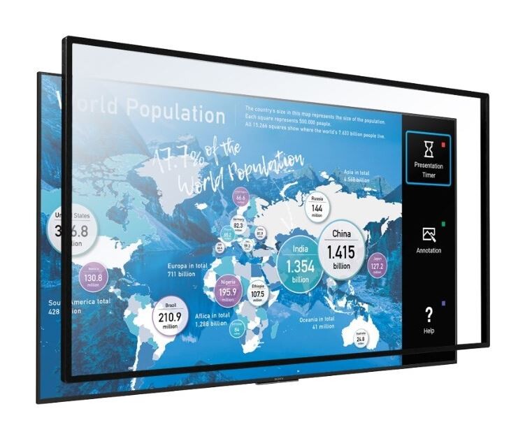 IR Touch Overlay für FWD-43X70G/T, 2 Touch points