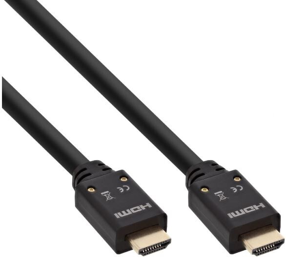 InLine-HDMI-Aktiv-Kabel-HDMI-High-Speed-mit-Ethernet-4K2K-Stecker-Stecker-schwarz-gold-10m