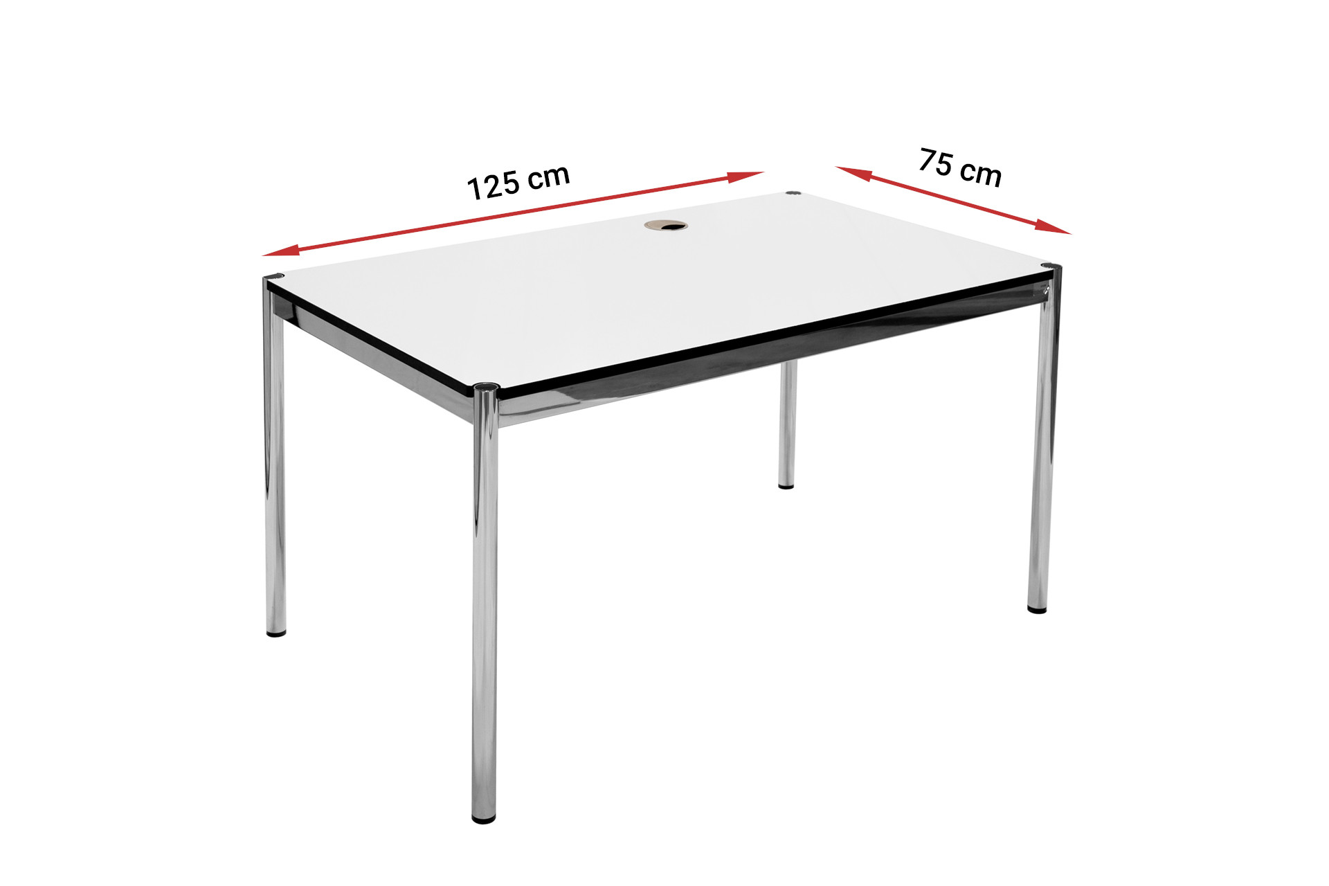USM-Haller-Tisch-125x75-inkl-Kabelauslass-Demoware-in-gebrauchtem-Zustand-B17