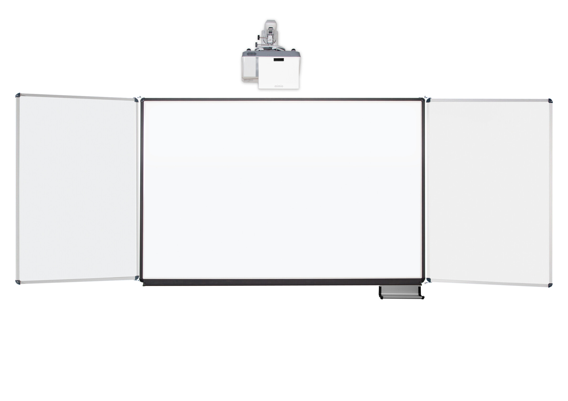 celexon-Whiteboard-Projektions-Schreibtafel-Expert-160-x-100-cm-mit-Flugeln-PEN