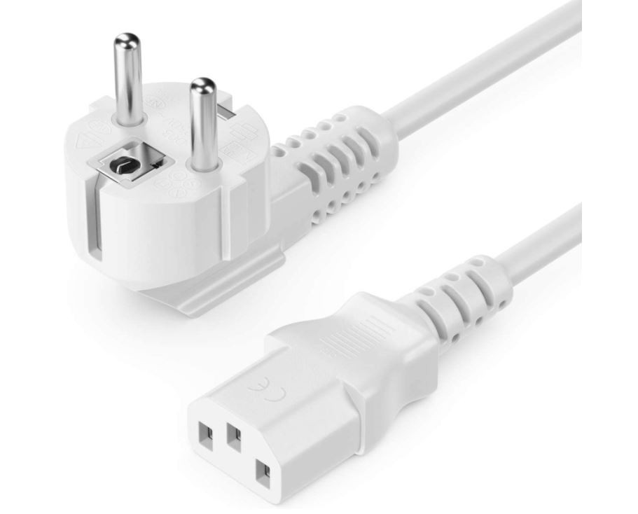 deleyCON-Kaltgeratekabel-Netzkabel-Stromkabel-Schutzkontakt-Stecker-Typ-F-15m