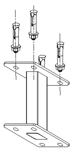 celexon-Plafondaafstandhouder-voor-Professional-opbouw-projectieschermen-50cm