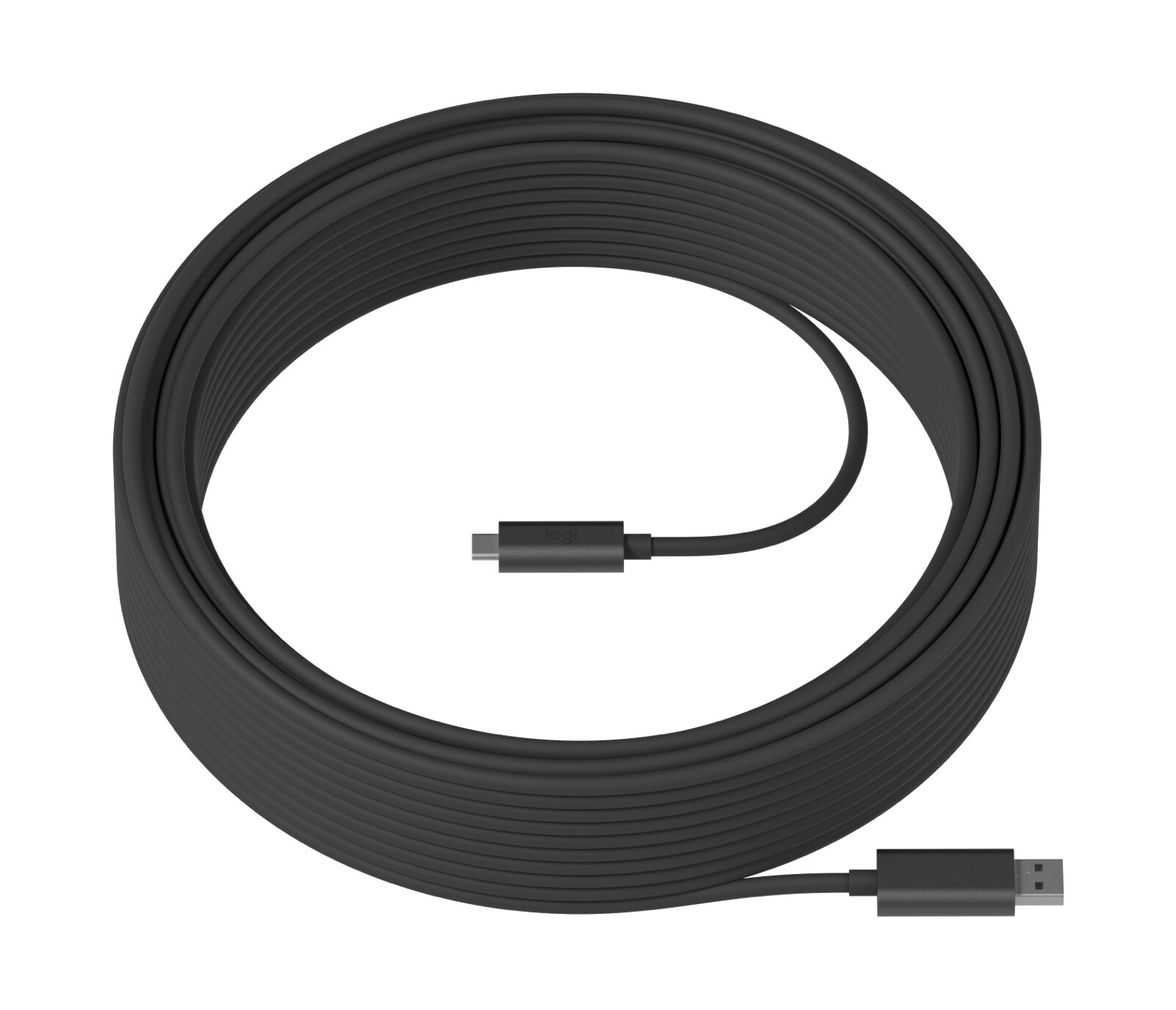 USB-A till USB-C kabel 2m (svart) - USB-kablar 