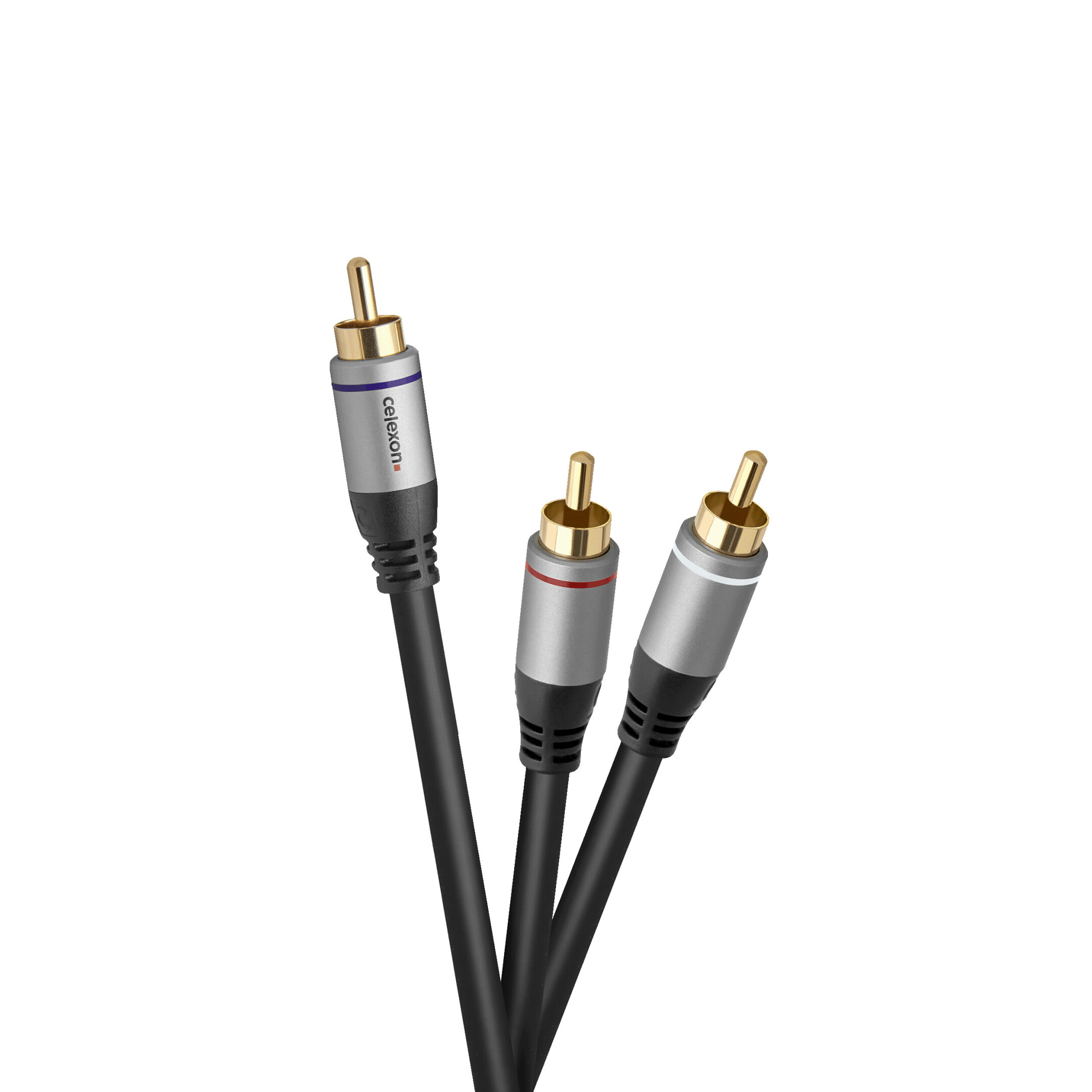 celexon-Cinch-auf-2x-Cinch-Audiokabel-1-0m-Professional-Line