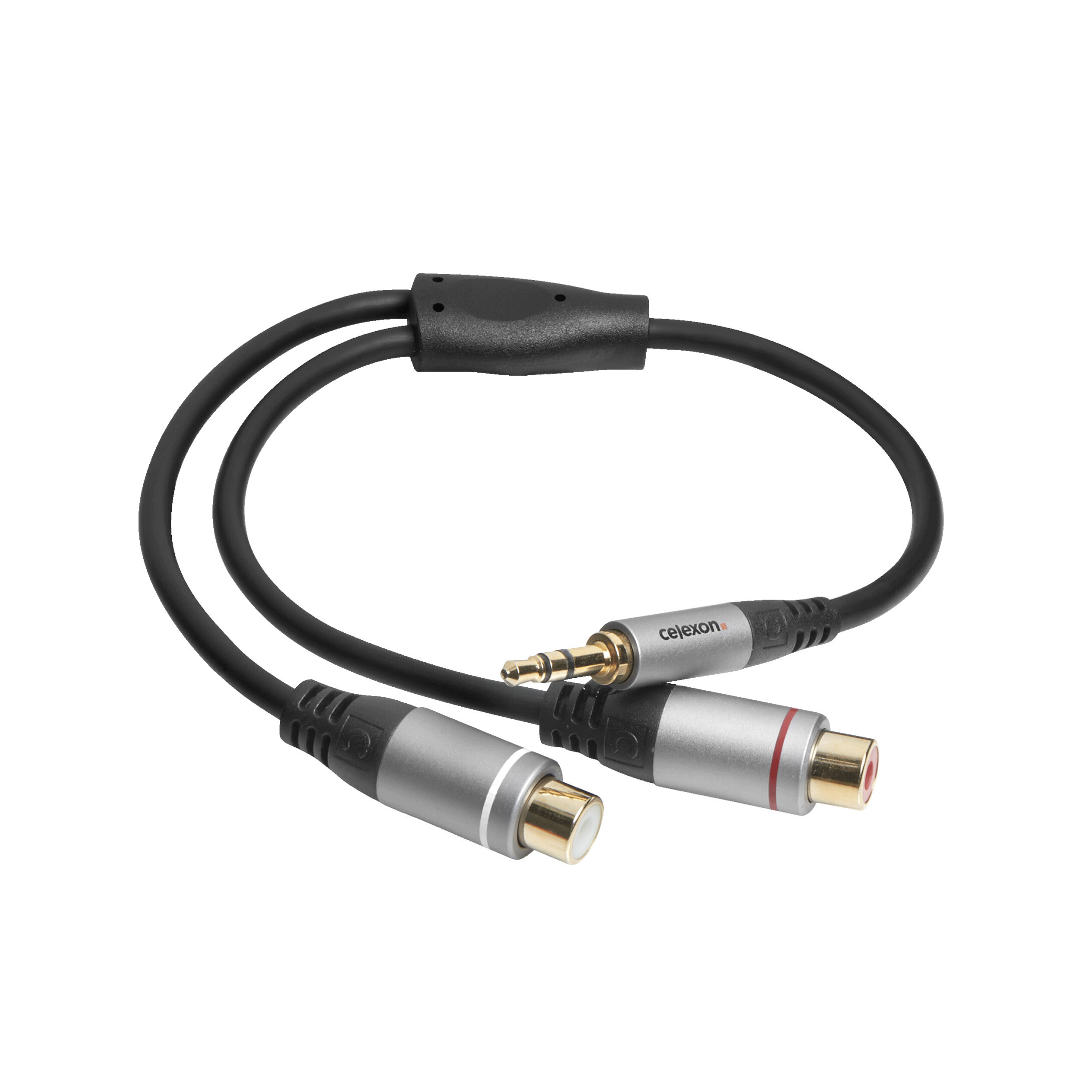 celexon-3-5mm-Stereo-Klinke-auf-2x-Cinch-M-F-Audioadapter-0-25m-Professional-Line