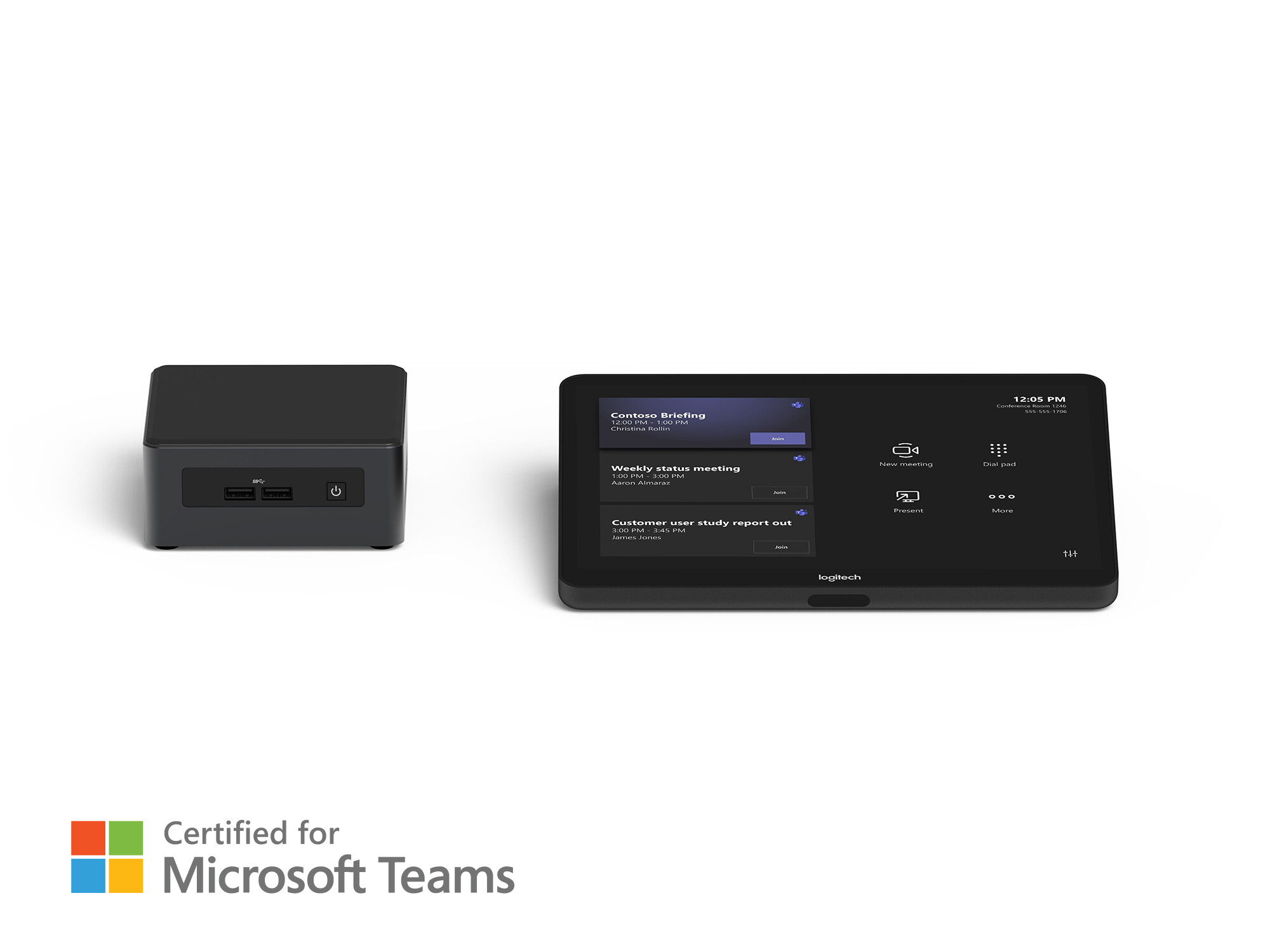 Logitech-Tap-Base-oplossing-voor-Microsoft-Teams