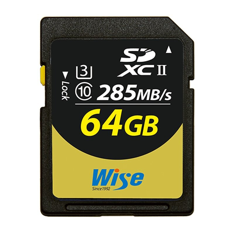Wise-SDXC-Card-64-GB-UHSII-U3