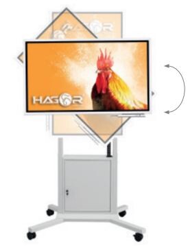Hagor-Mobile-Lift-Pro-Light-III-Flip-in-hoogte-verstelbaar-liftstatiefsysteem-voor-Samsung-FLIP-55-65