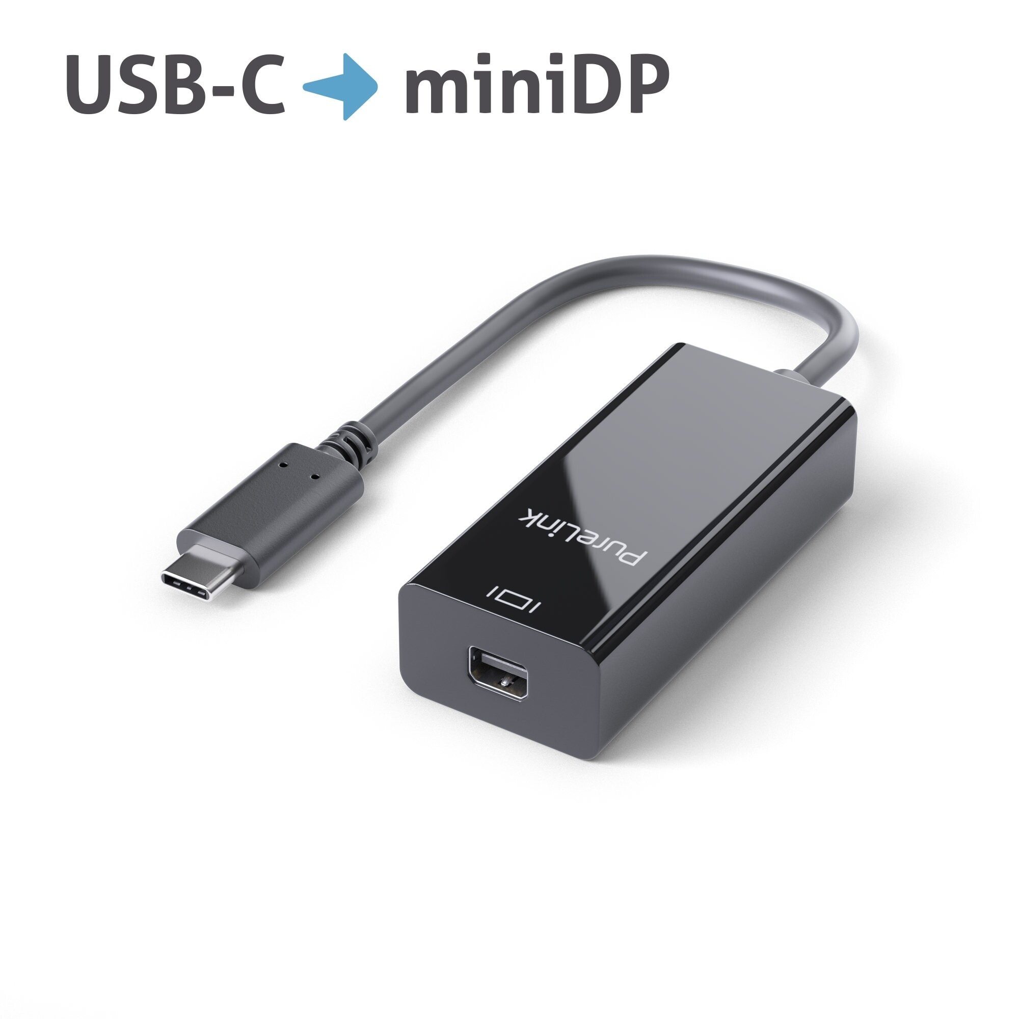 Purelink-IS211-USB-C-auf-mini-DisplayPort-Adapter-4k-0-10m-schwarz