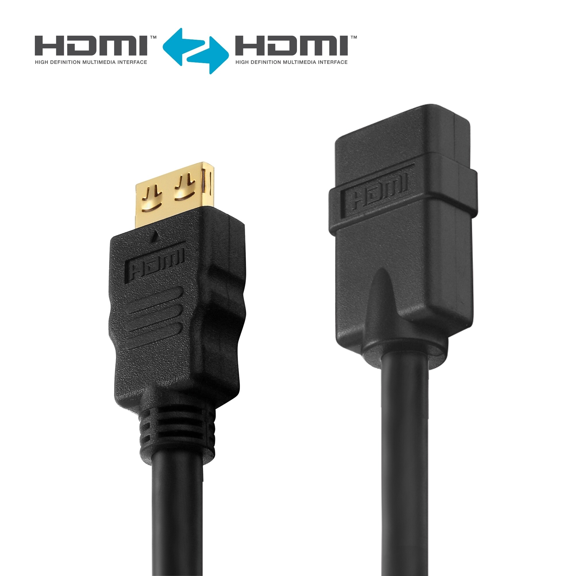 Purelink-PI1100-005-HDMI-4K-Verlangerung-0-5m-schwarz