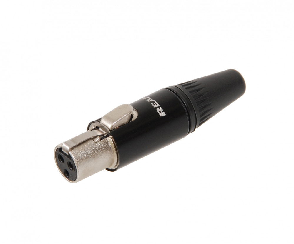 Rean-RT3-FC-B-Mini-XLR-Female-Stecker