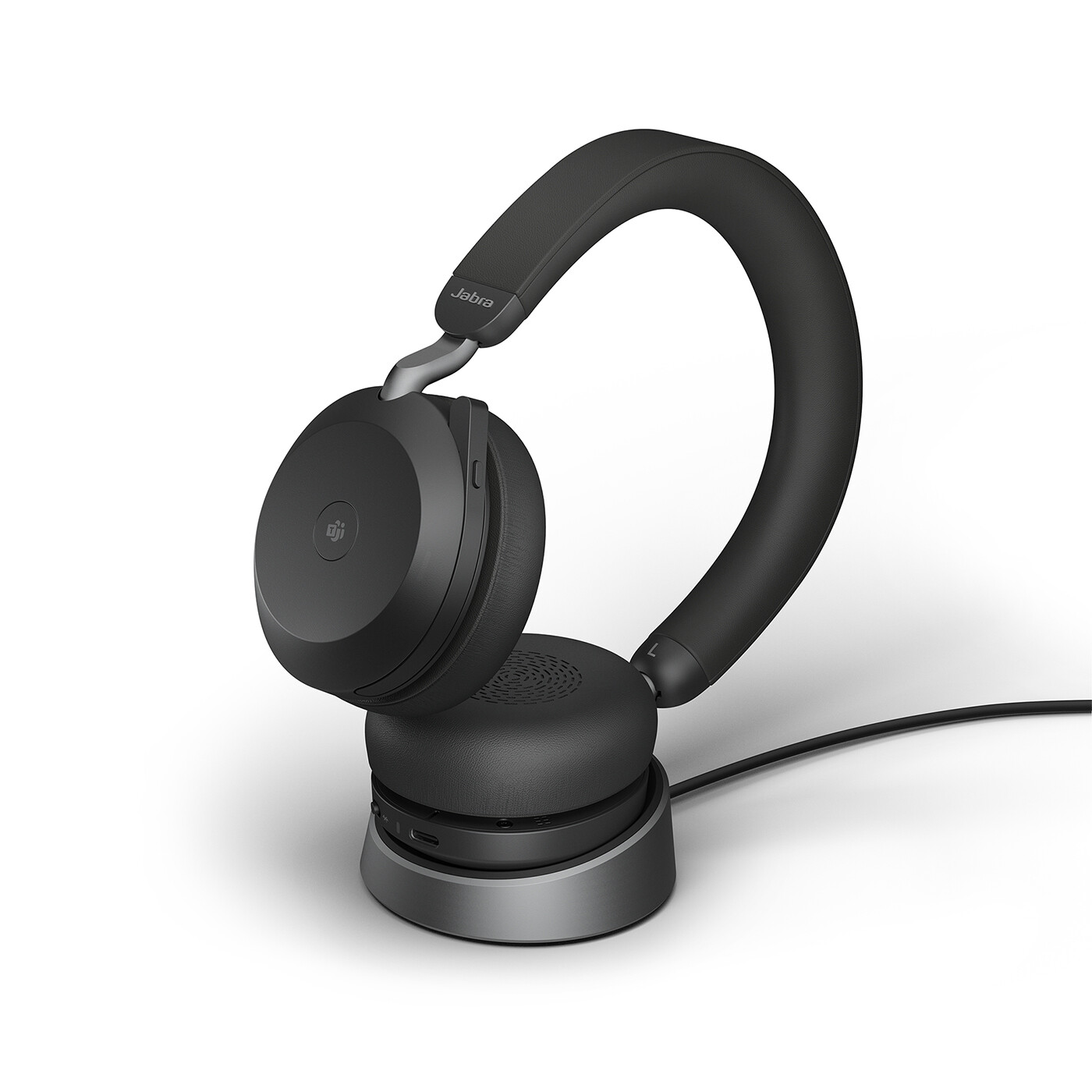 Jabra-Evolve2-75-draadloos-Stereo-Headset-voor-UC-met-Desk-Stand-Bluetooth-USB-A-aansluiting-zwart