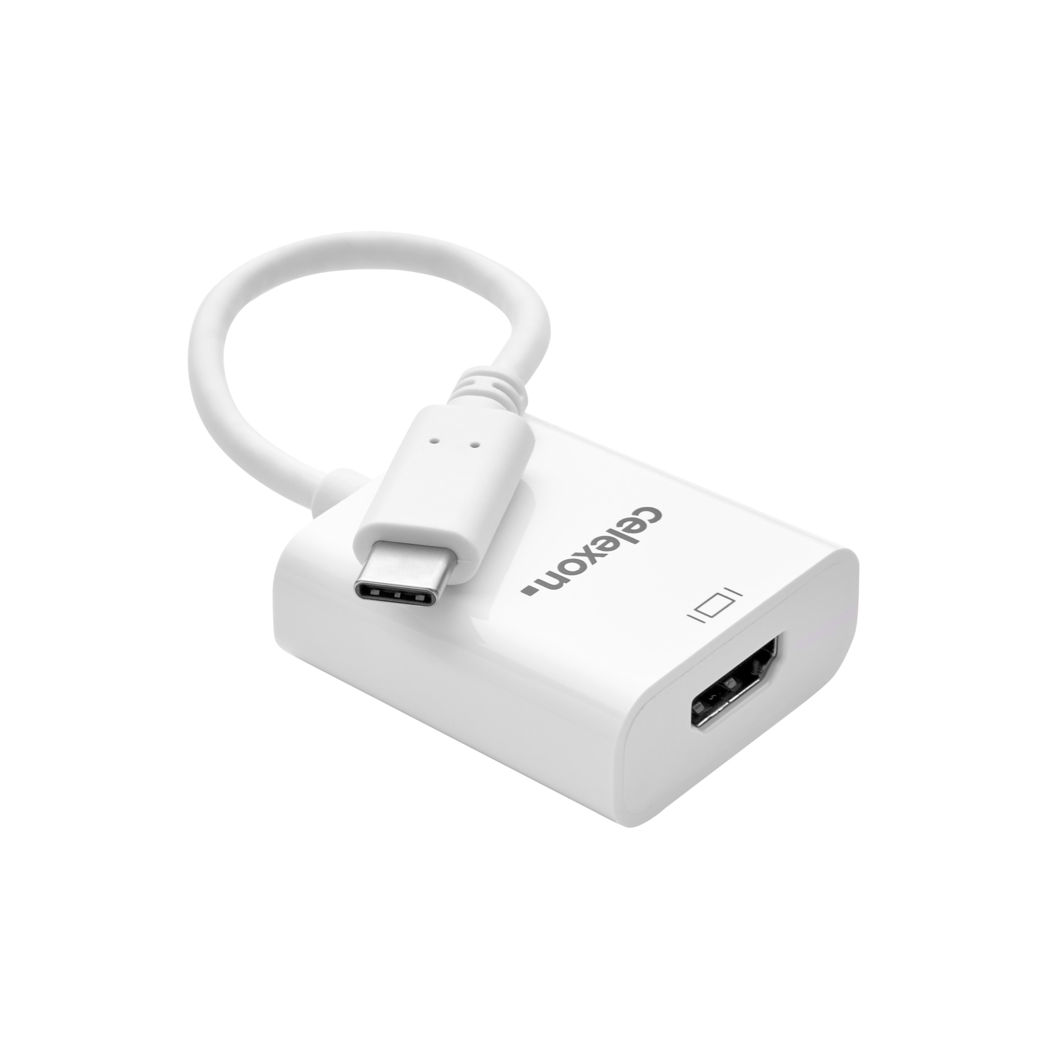 celexon-USB-C-auf-HDMI-M-F-Adapter-weiss