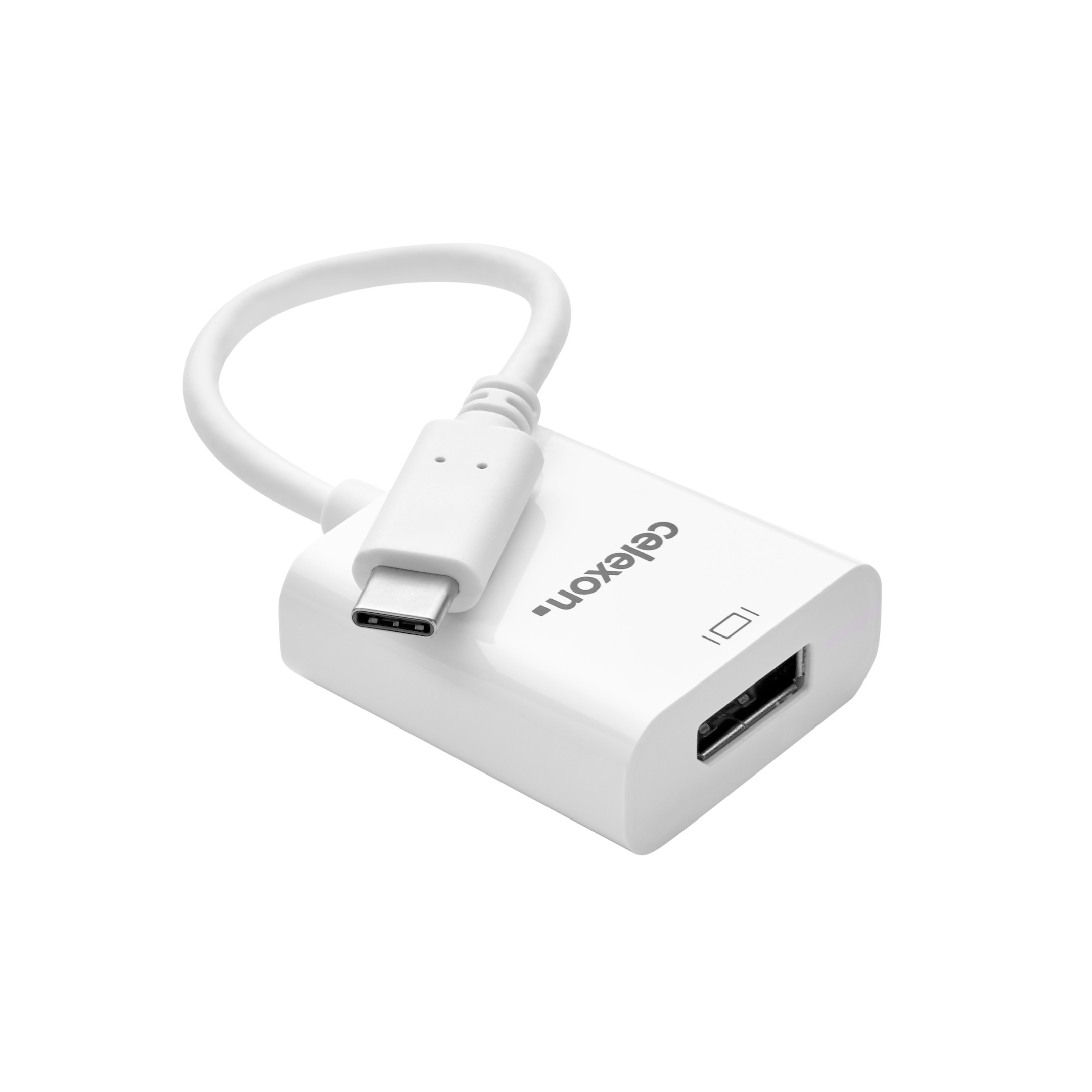 celexon-USB-C-auf-DisplayPort-M-F-Adapter-weiss