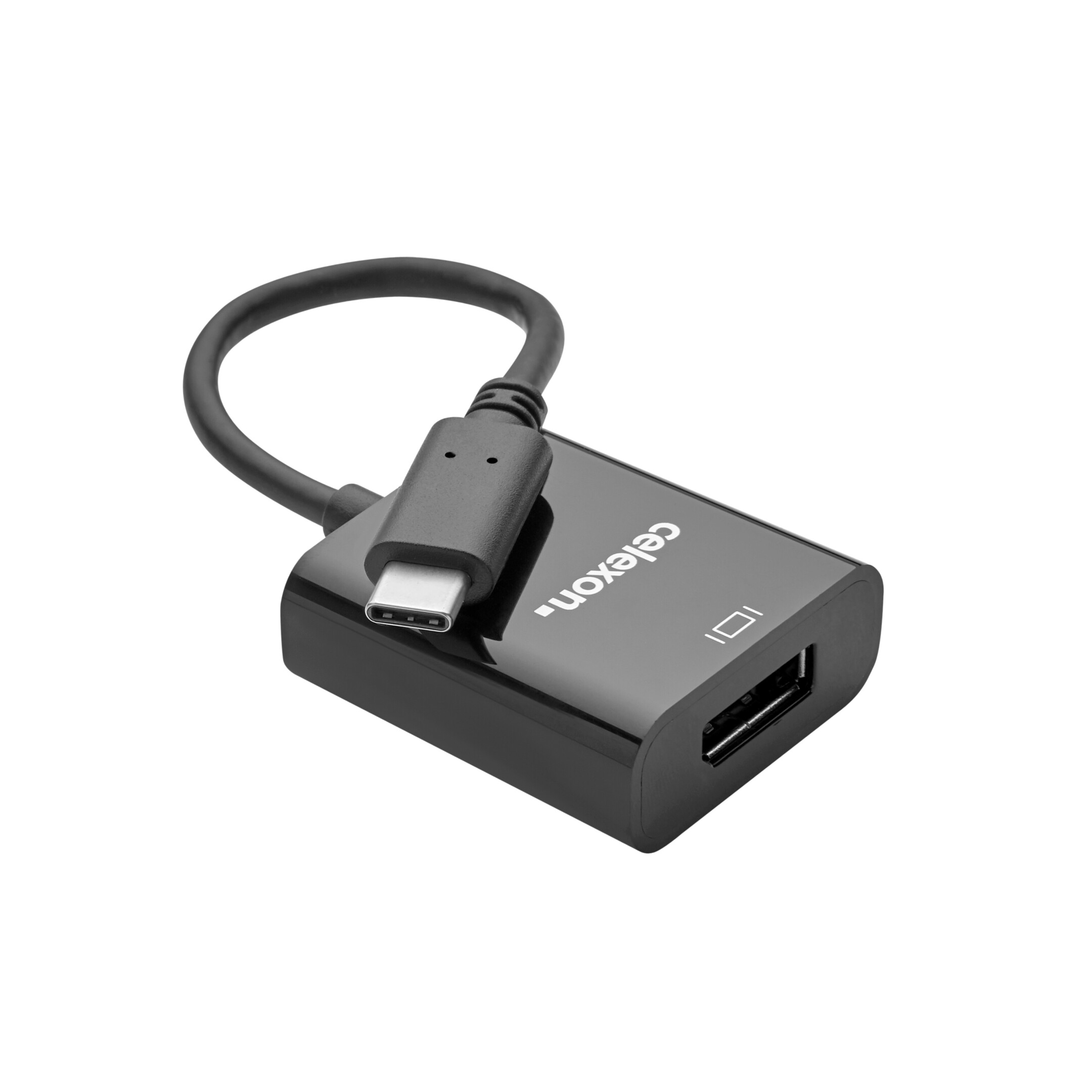 celexon-USB-C-auf-DisplayPort-M-F-Adapter-schwarz