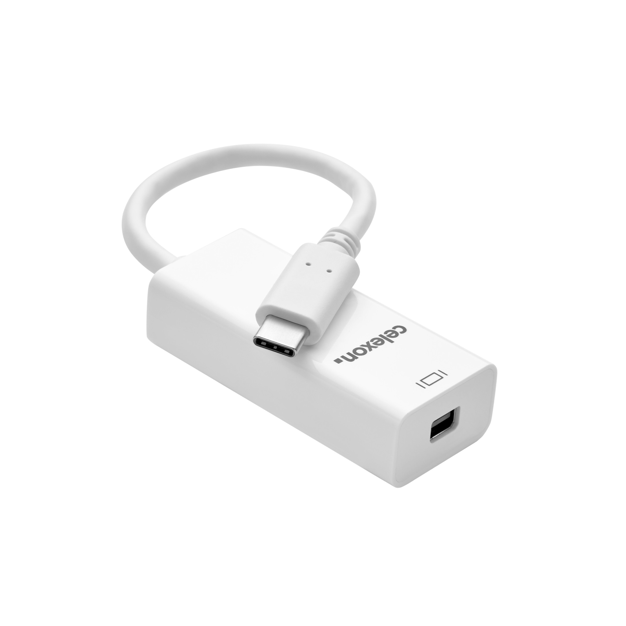 celexon-USB-C-auf-mini-DisplayPort-M-F-Adapter-weiss