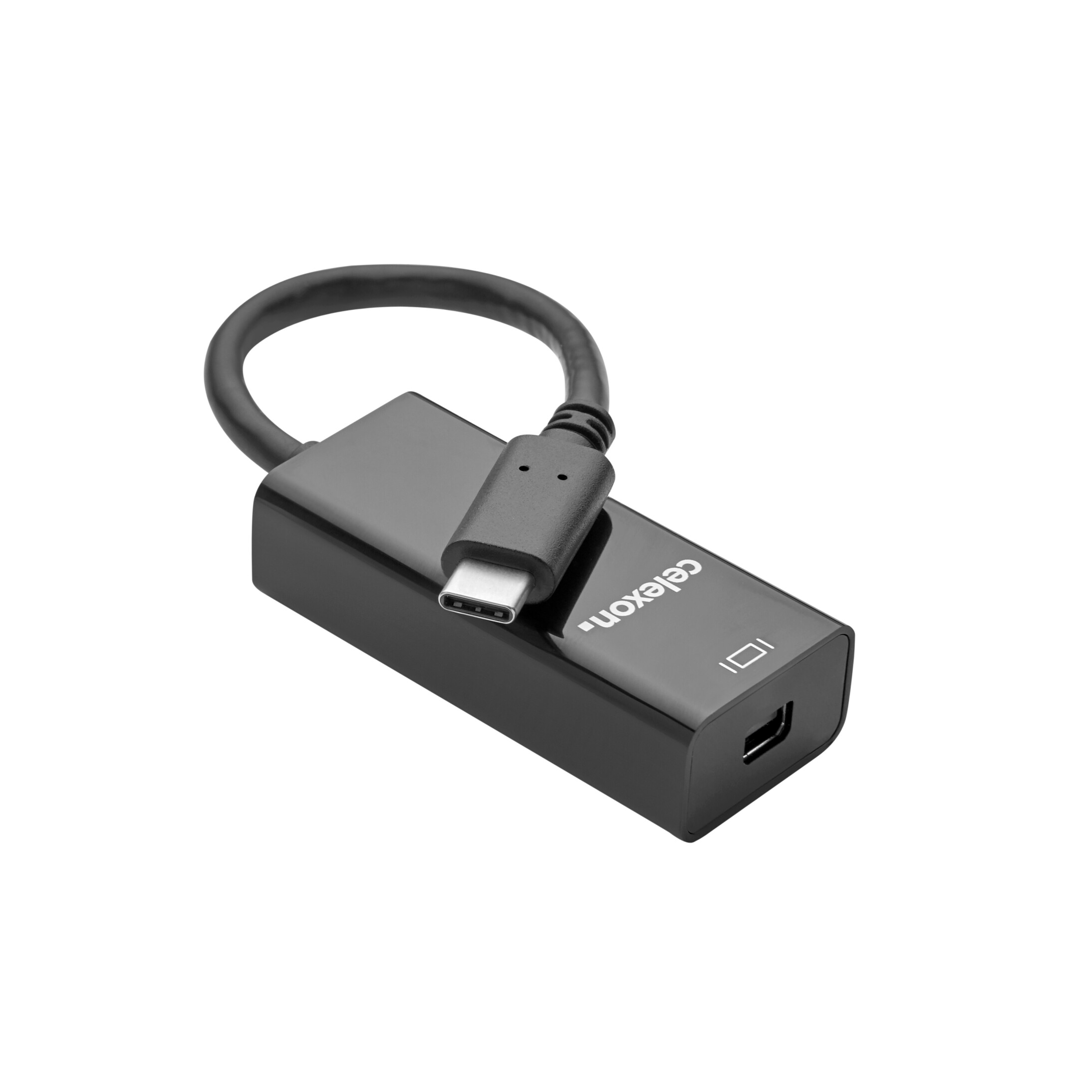 celexon-USB-C-auf-mini-DisplayPort-M-F-Adapter-schwarz