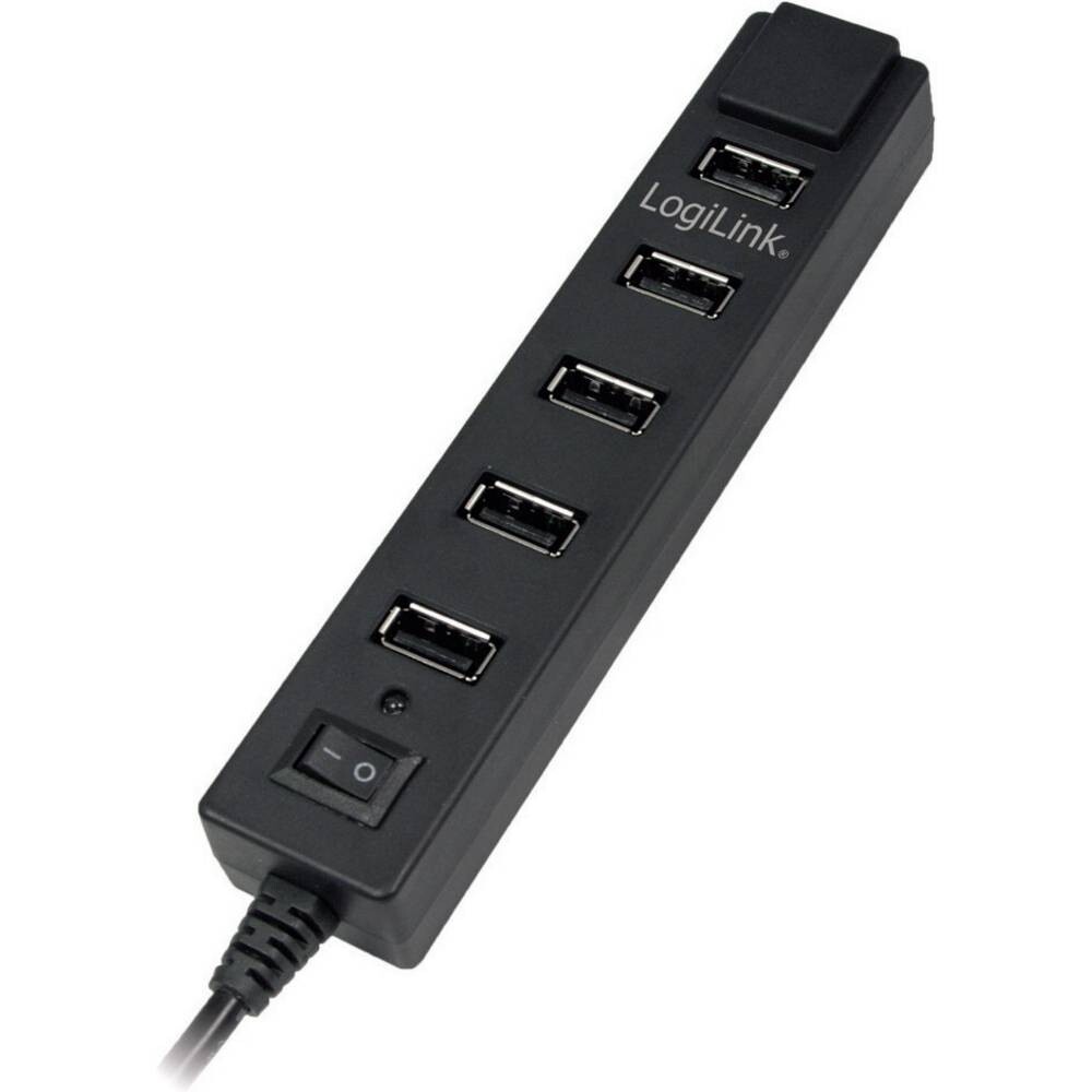 LogiLink-7-poorts-USB-2-0-Hub-Aan-Uit-schakelaar