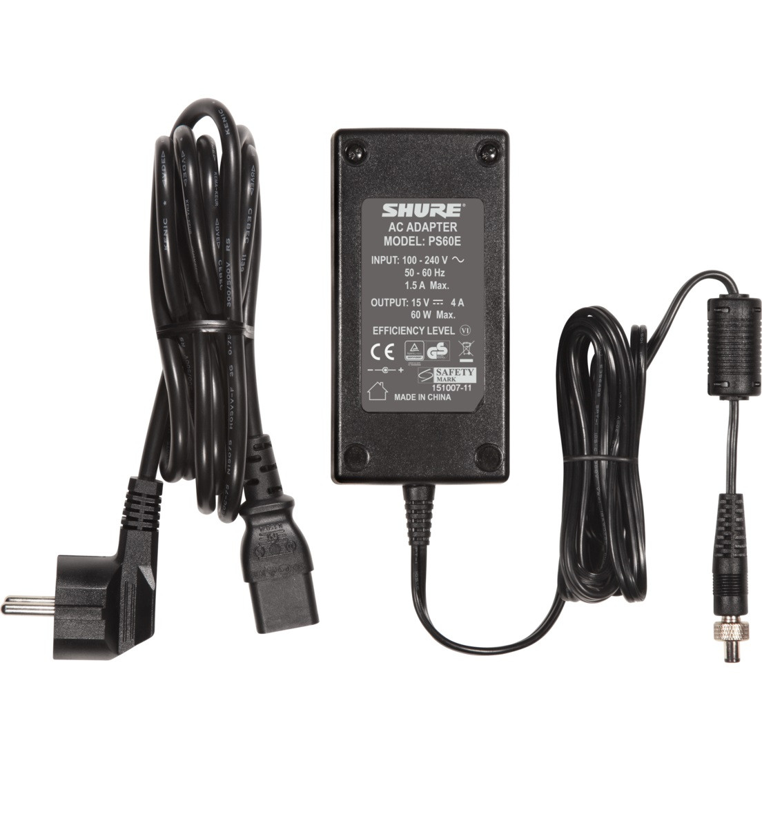 Shure-PS60E-Energieeffizientes-Wechselstrom-Gleichstrom-Netzteil