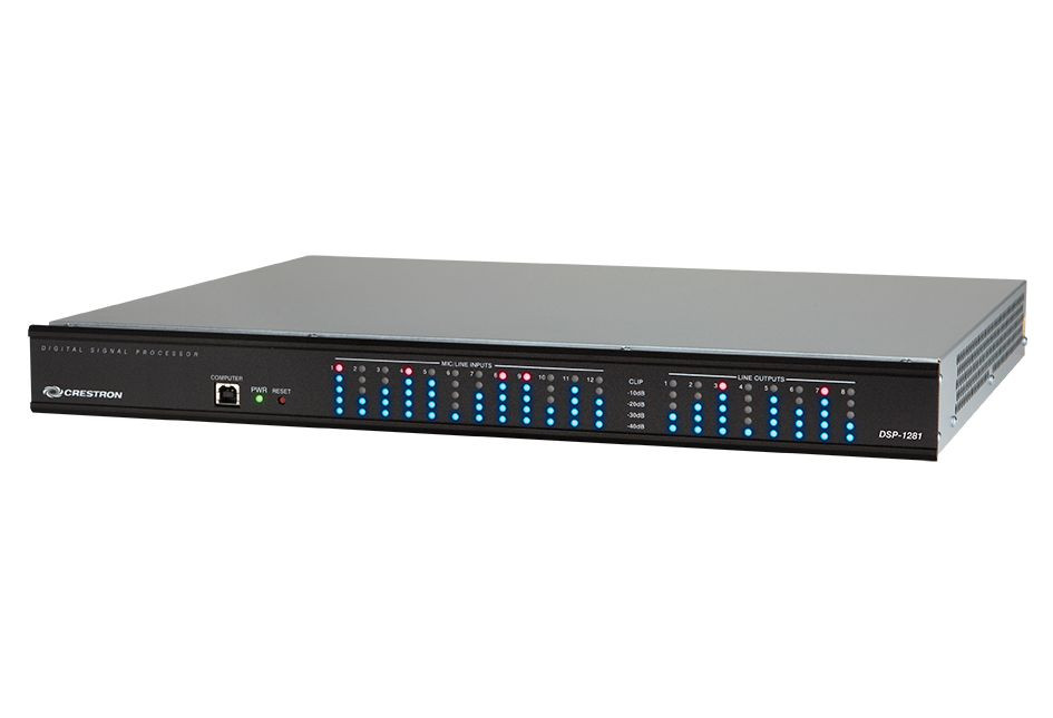 Crestron-DSP-1281-12x8-digitaler-Signalprozessor-mit-Dante